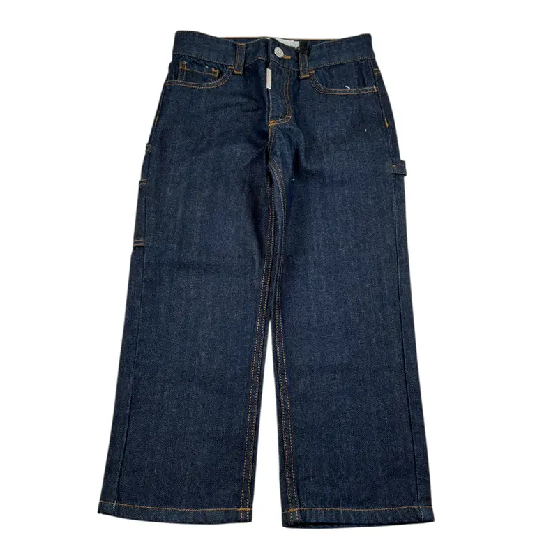 Do Not Conform Jeans tinta unita con Girovita Regolabile Blu per Bambino
