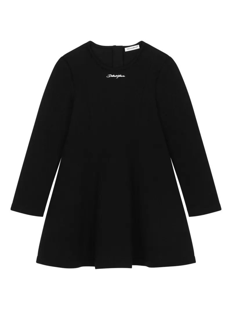 Dolce & Gabbana Kids abito con logo
