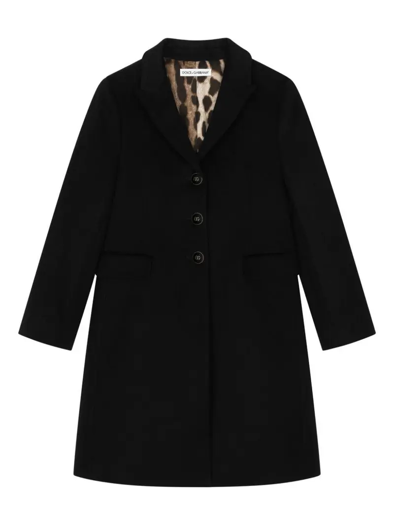 Dolce & Gabbana Kids cappotto monopetto