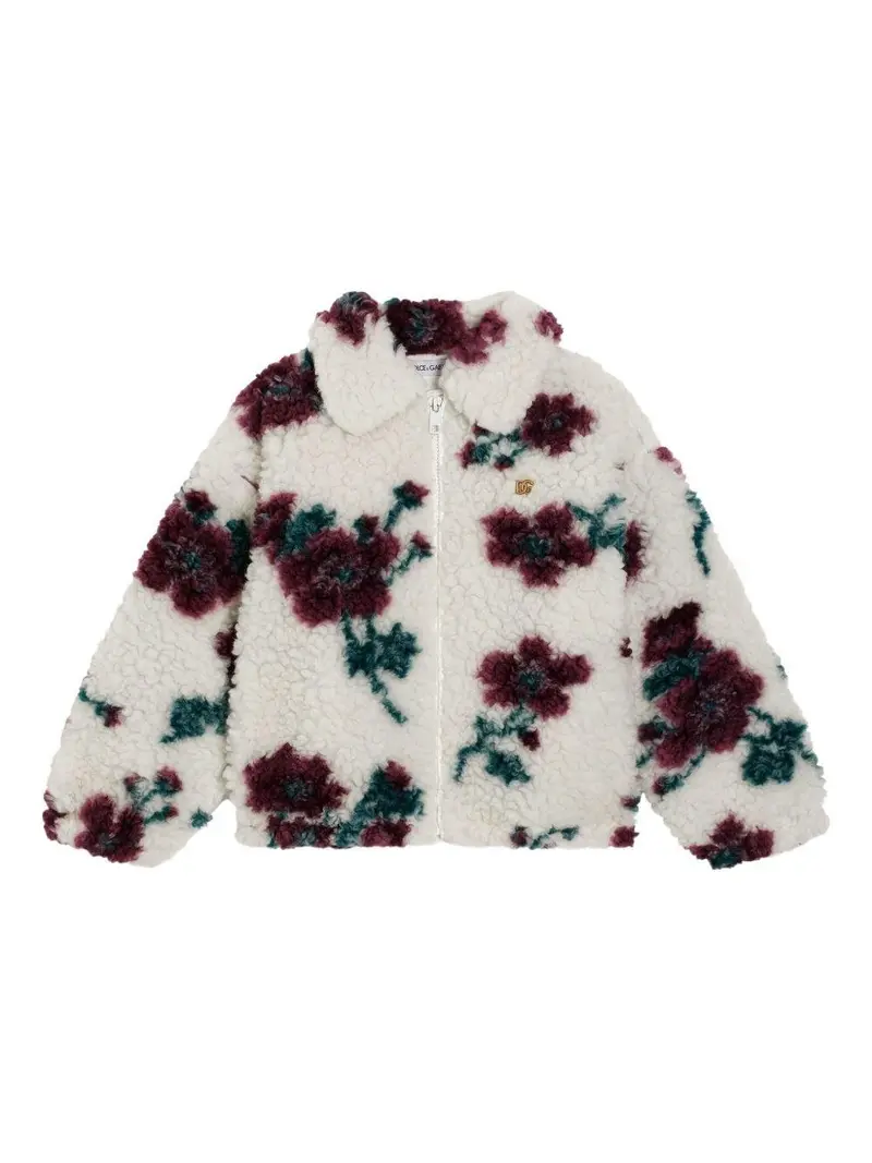 Dolce & Gabbana Kids giacca in pelliccia