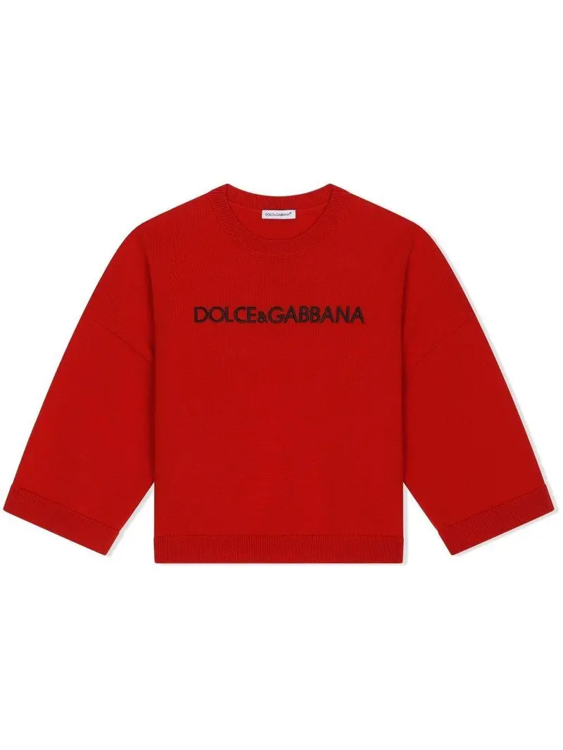 Dolce & Gabbana Kids maglione con logo