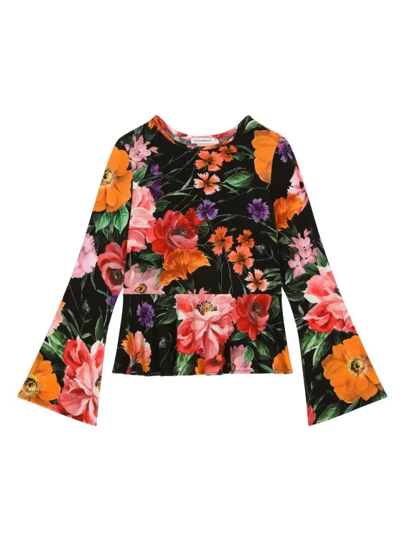 Dolce & Gabbana Kids t-shirt a fiori