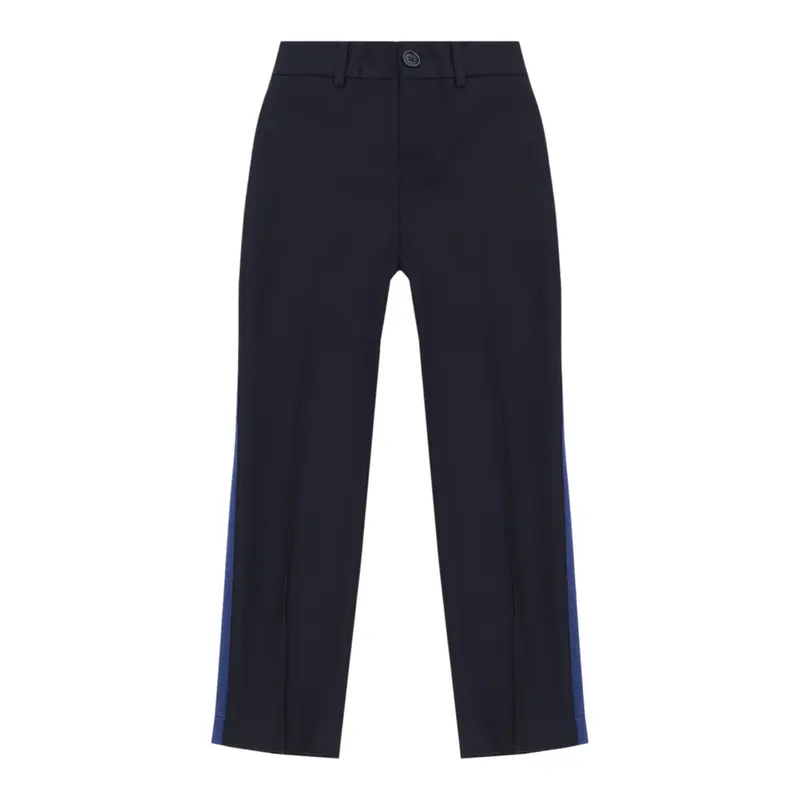 Dolce & Gabbana Pantalone tinta unita con Elastico In Vita Blu per Bambino