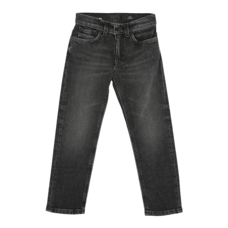 Dondup Jeans tinta unita Nero per Neonato