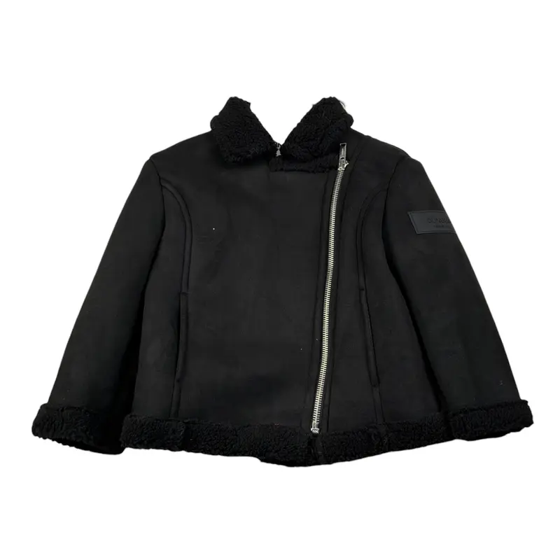 Dondup Montone tinta unita con Zip Nero per Bambino