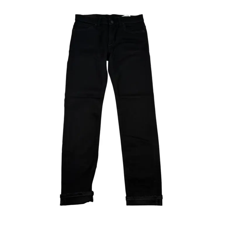 Dondup Pantalone tinta unita Modello Skinny Nero per Bambino