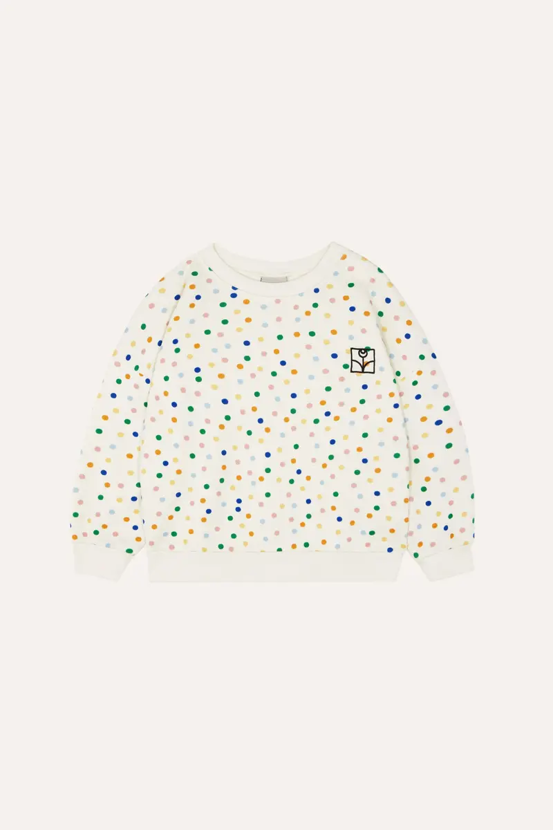 Dots Allover Oversized Kids Sweatshirt