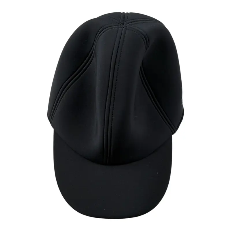Dou Dou Cappello con Visiera tinta unita Nero per Bambino