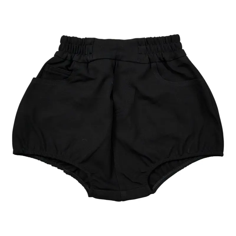 Dou Dou Coulotte tinta unita con Logo Nero per Bambina