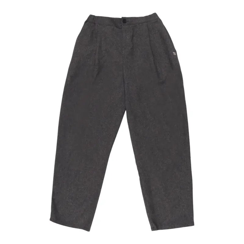 Dou Dou Pantalone tinta unita con Elastico In Vita Grigio per Bambina