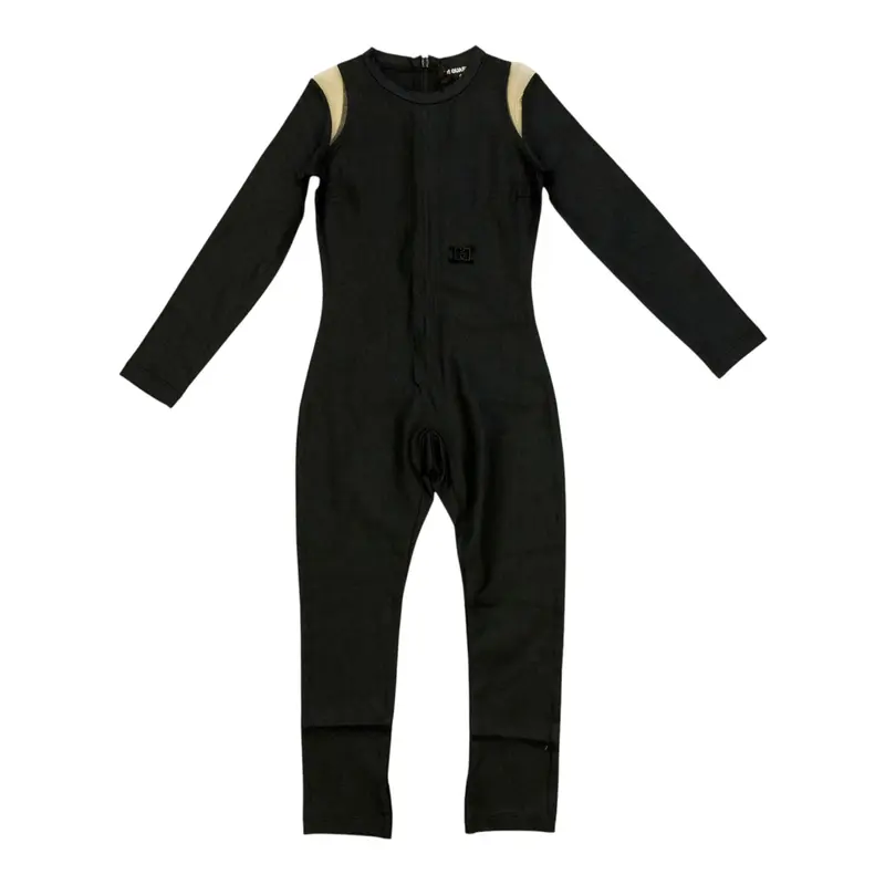 Dsquared2 Tuta Intera Manica Lunga tinta unita Nero per Bambina