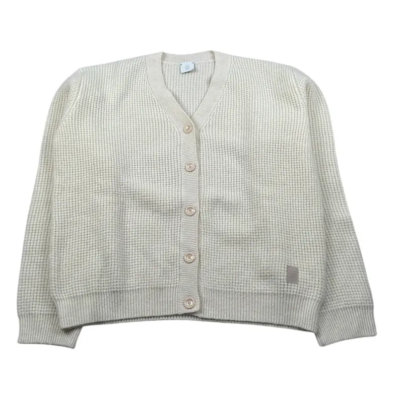 Eleventy Cardigan tinta unita Panna per Bambina