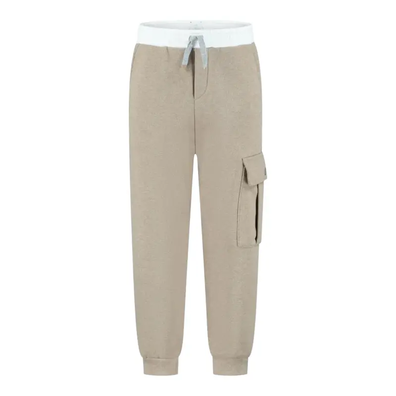 Eleventy Pantalone Modello Tuta con Elastico In Vita Beige per Bambino