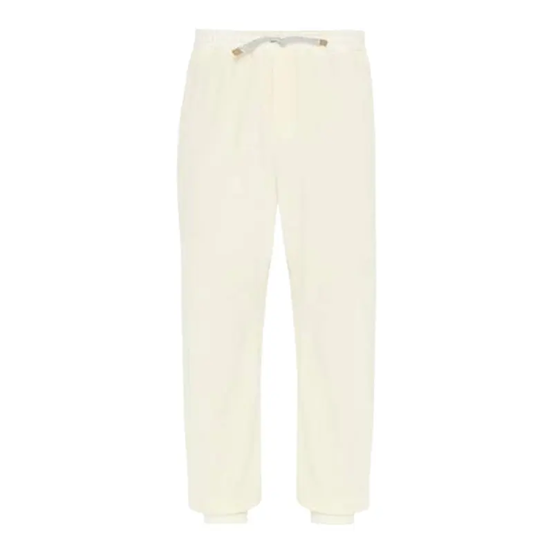 Eleventy Pantalone tinta unita con Elastico In Vita Panna per Bambino