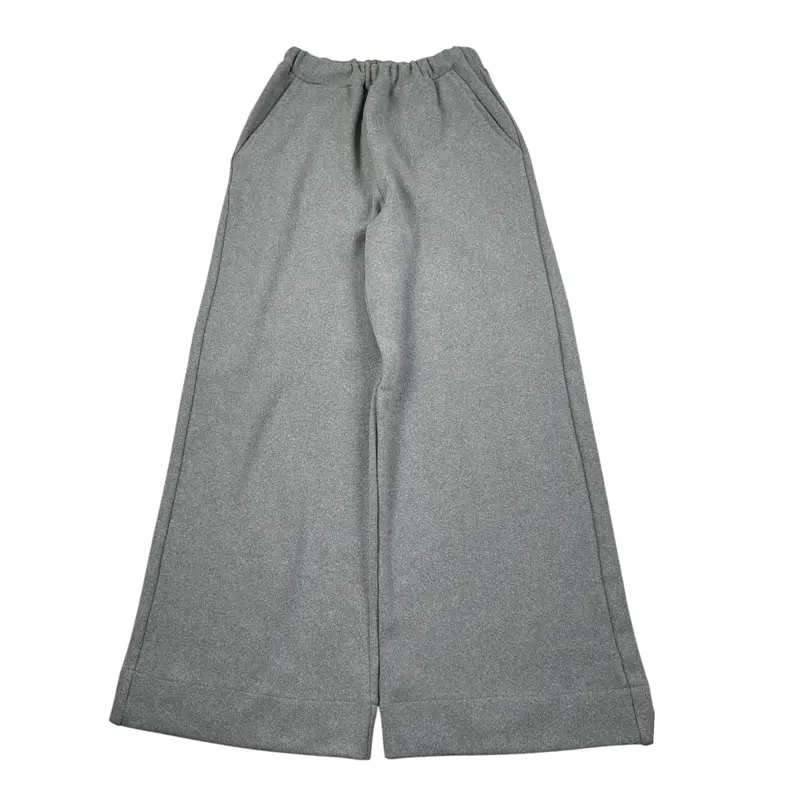 Eleventy Pantalone tinta unita Modello Palazzo Grigio per Bambina