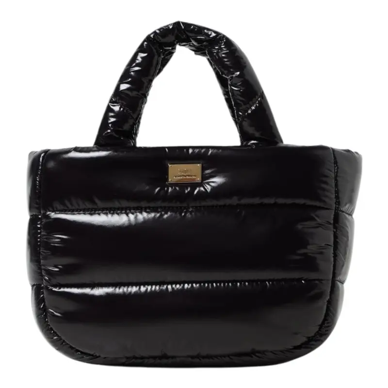 Elisabetta Franchi Borsa tinta unita con Logo Nero per Bambina