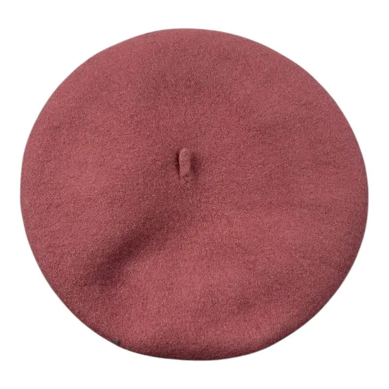 Elisabetta Franchi Cappello tinta unita con Logo Rosa per Bambina