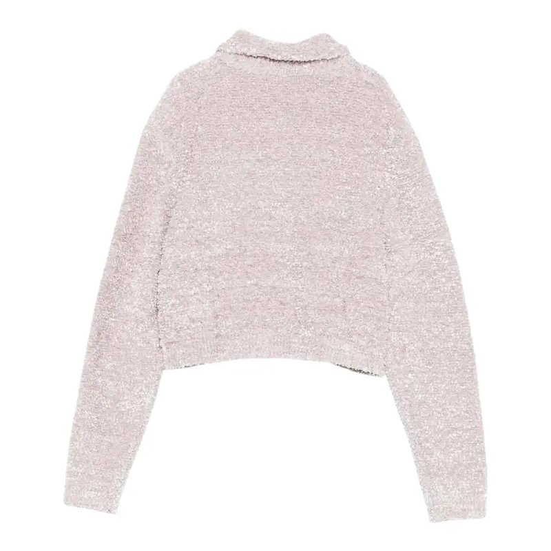 Elisabetta Franchi Cardigan tinta unita con Bottoni Rosa per Bambina