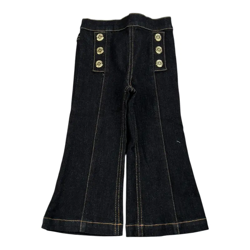 Elisabetta Franchi Jeans tinta unita Modello A Zampa Blu per Neonata