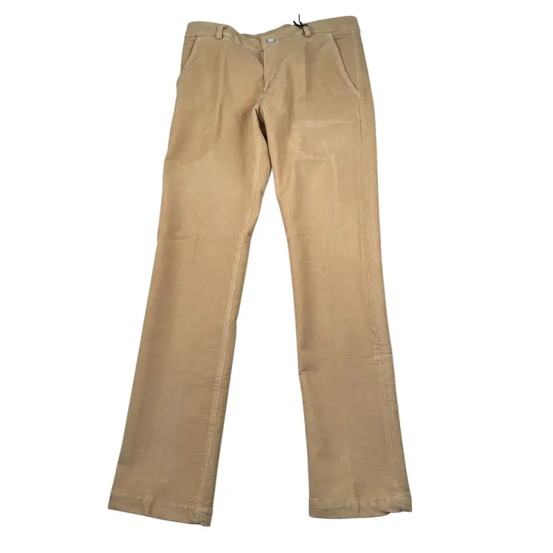 Emanuel Pris Pantalone tinta unita con Girovita Regolabile Beige per Bambino