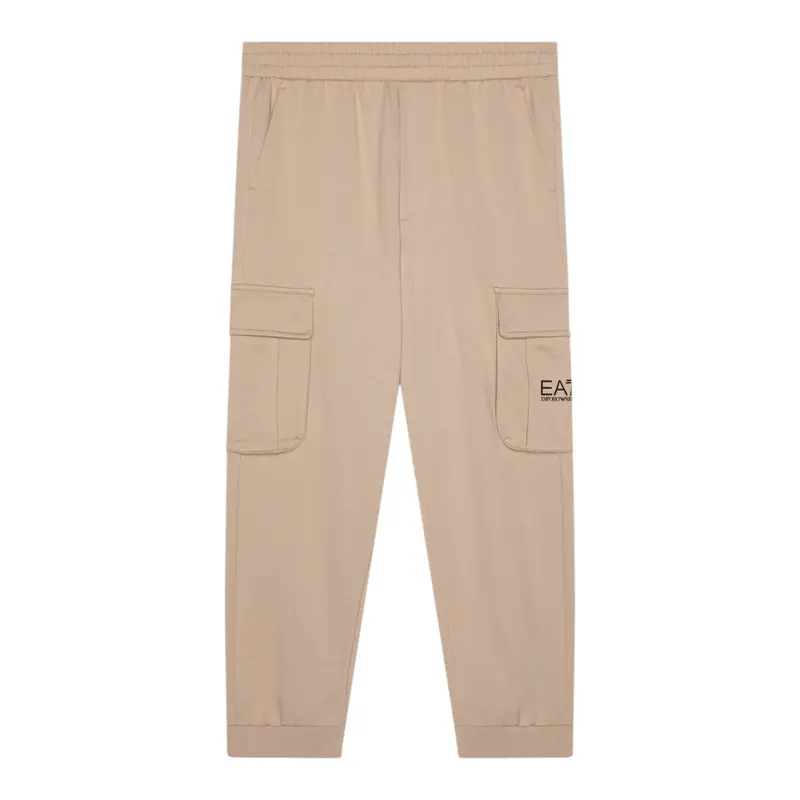 Emporio Armani Pantalone Tuta tinta unita Beige per Bambino