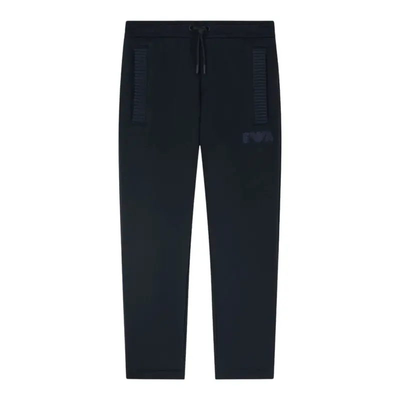 Emporio Armani Pantalone Tuta tinta unita Blu per Bambino
