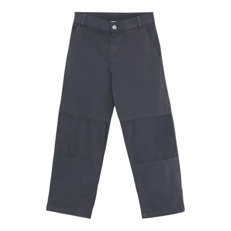 Etro Pantalone tinta unita con Logo Blu per Bambino
