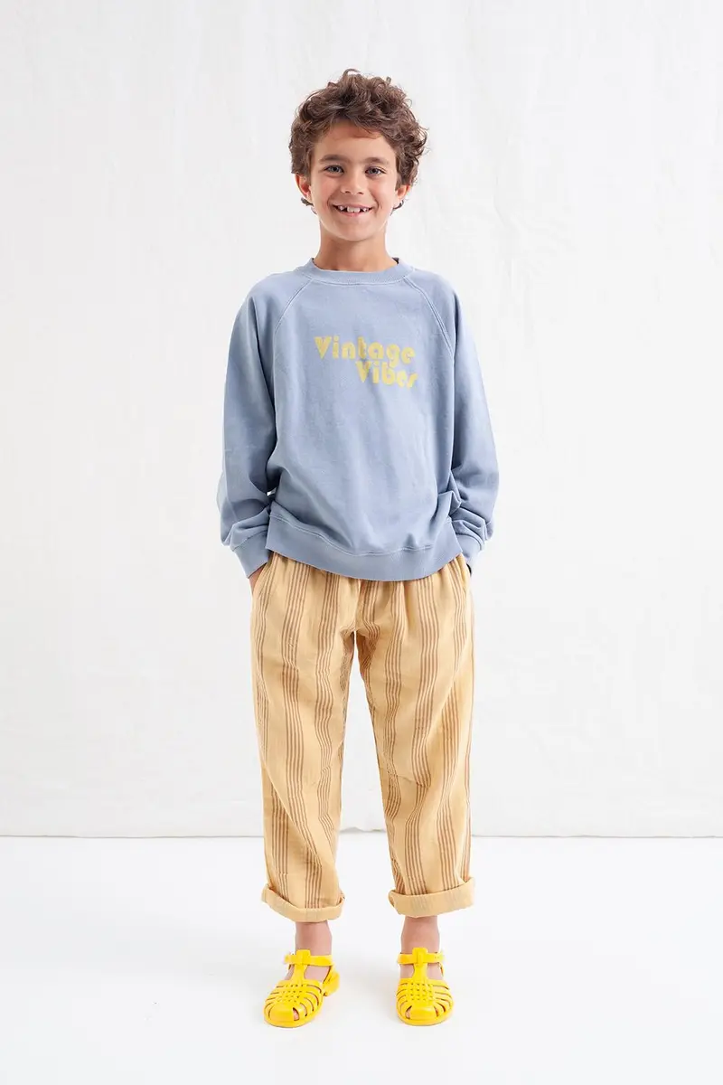 Felpa 1976 in cotone biologico | Blu