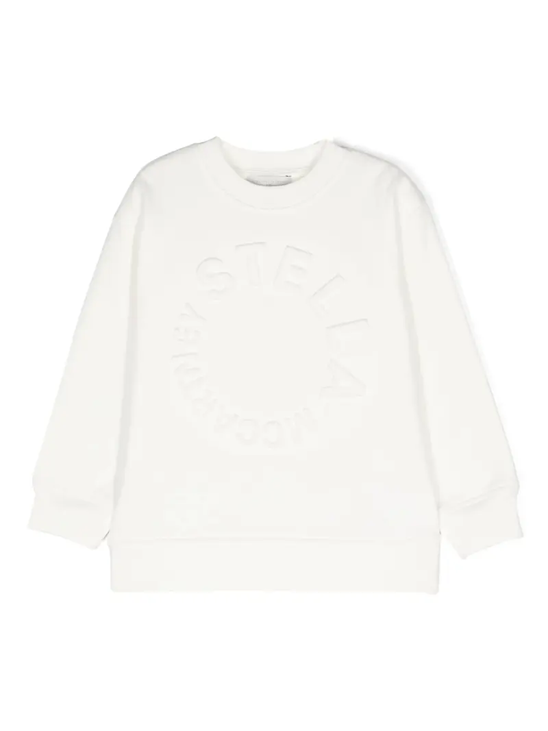 FELPA BIANCA CON LOGO GOFFRATO STELLA MCCARTNEY