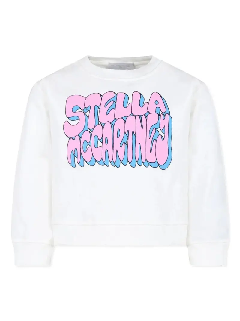 FELPA BIANCA CON STAMPA STELLA MCCARTNEY