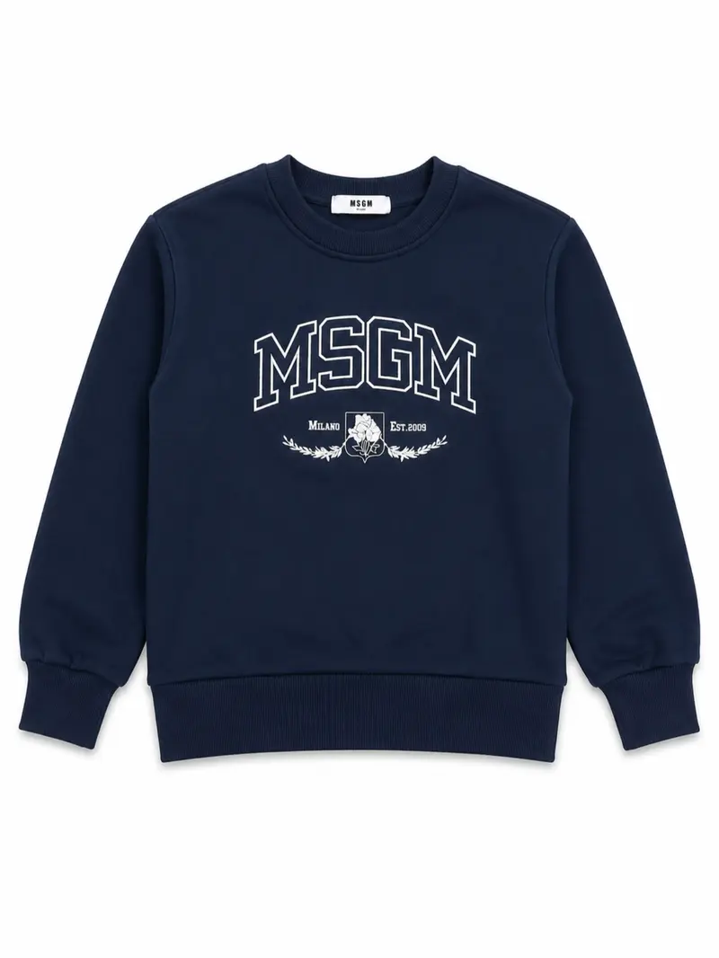 Felpa blu unisex MSGM