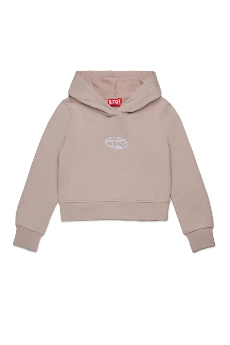 FELPA CON CAPPUCCIO ROSA CIPRIA DIESEL
