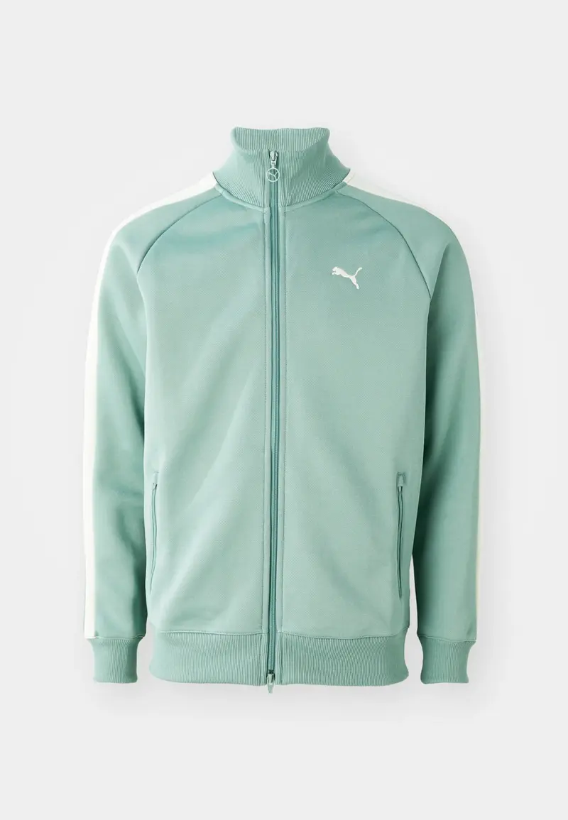 FELPA CON ZIP VERDE PUMA