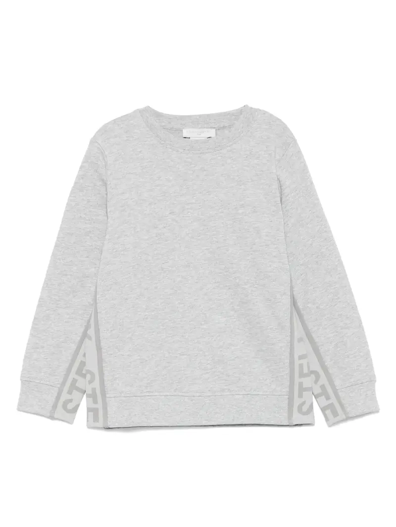 FELPA GRIGIA CON BANDE LATERALI STELLA MCCARTNEY