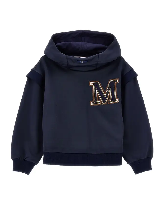 Felpa hoodie acetato