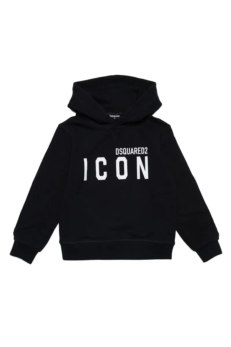 FELPA ICON NERO DSQUARED2