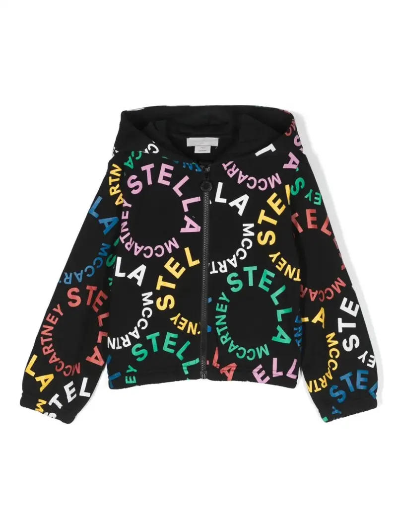 FELPA NERA LOGATO STELLA MCCARTNEY