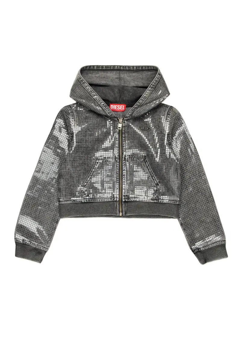 FELPA NERA PAILLETTES DIESEL