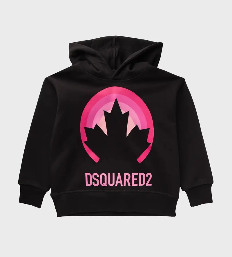 FELPA NERA/ROSA  DSQUARED2