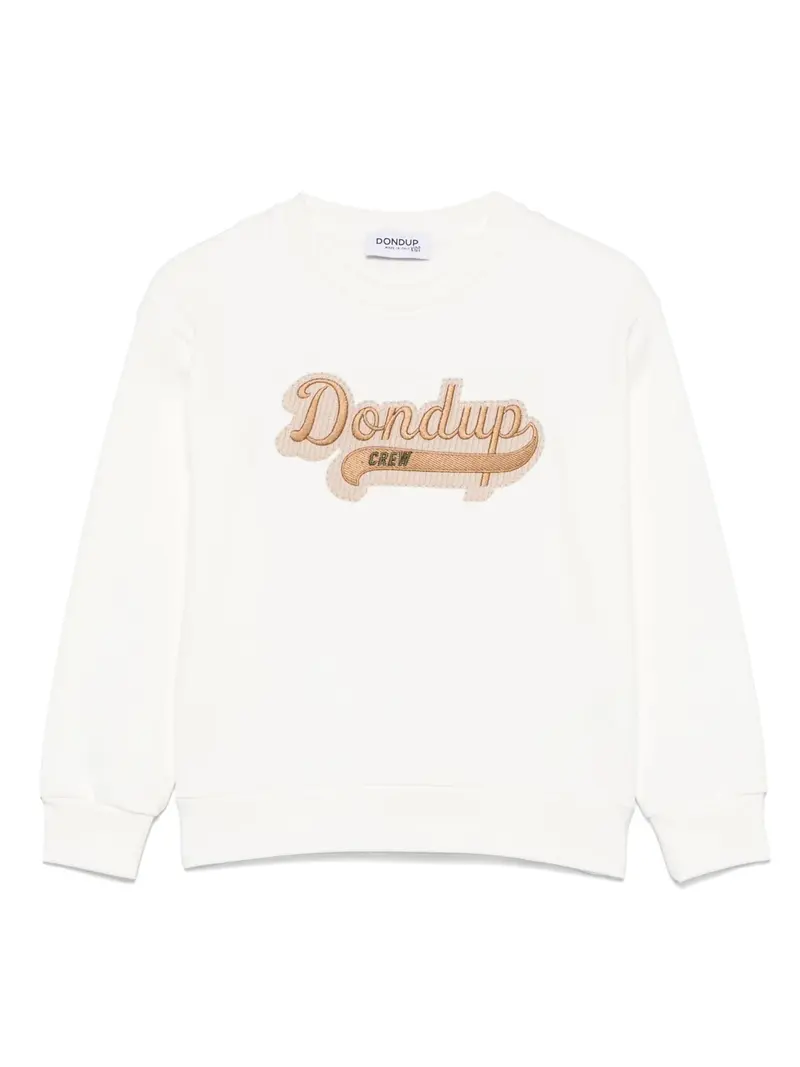 FELPA PANNA CON STAMPA DONDUP