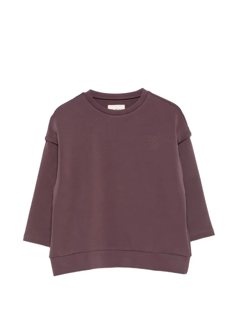 Felpa per bambina Douuod Kids con logo