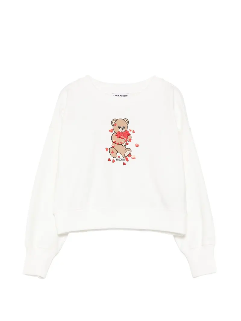 Felpa per bambina Moschino Kids con teddy