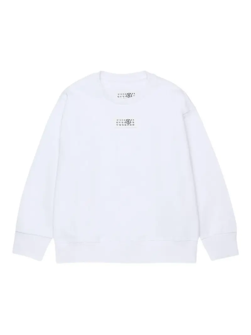 Felpa per bambino Maison Margiela Kids con stampa
