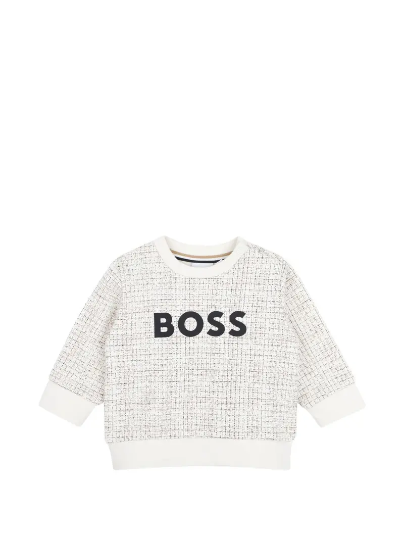 Felpa per neonato Boss Kids con logo