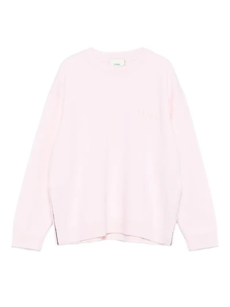 Fendi Kids maglione girocollo