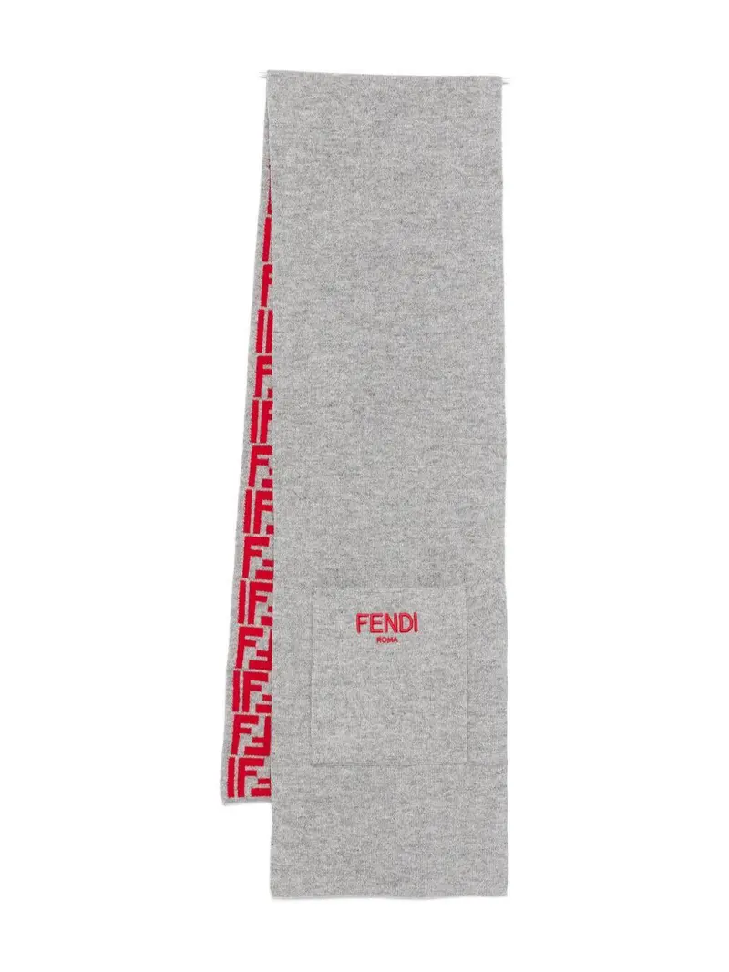 Fendi Kids sciarpa reversibile