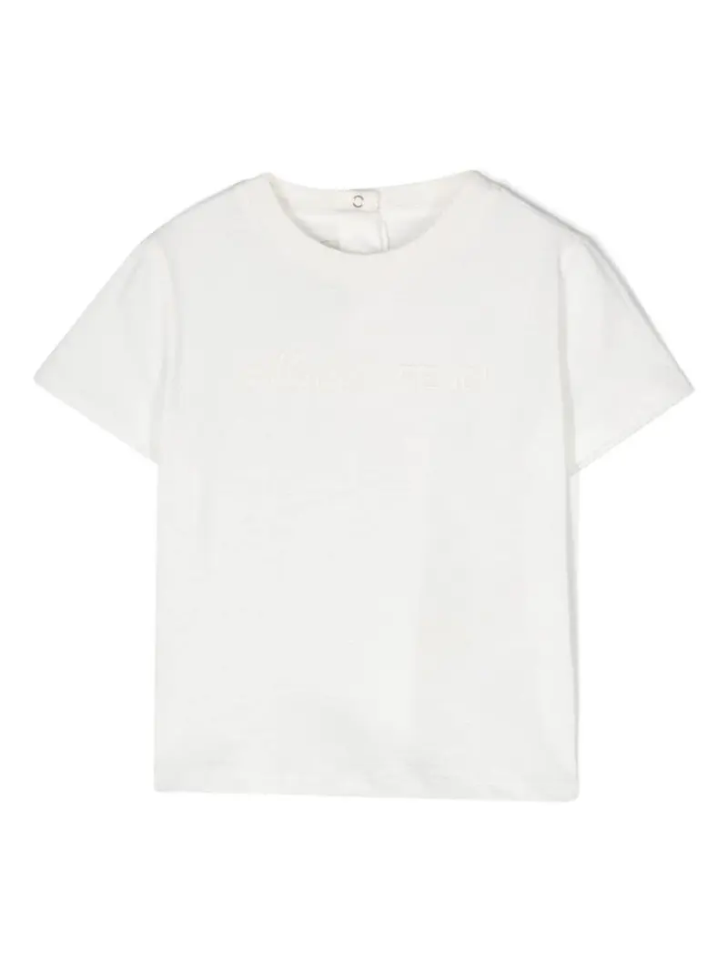 Fendi Kids t-shirt con ricamo