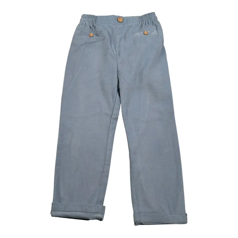 Fina Ejerique Pantalone tinta unita con Elastico In Vita Polvere per Bambino