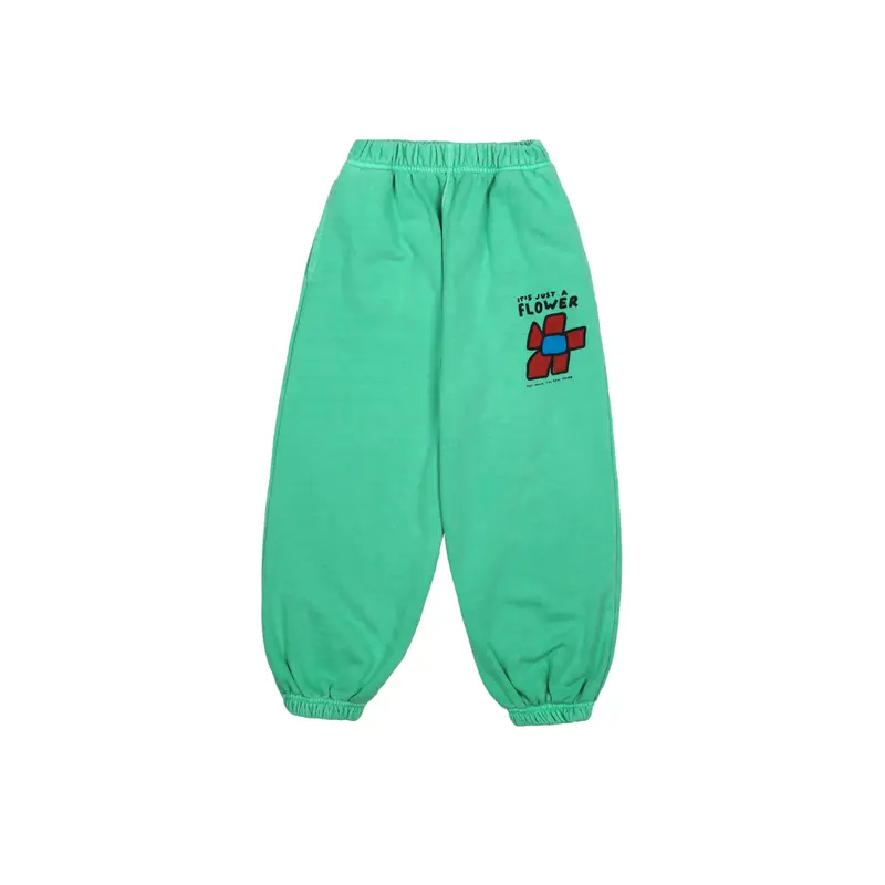 Flower Pigment Lounge Pants_Green