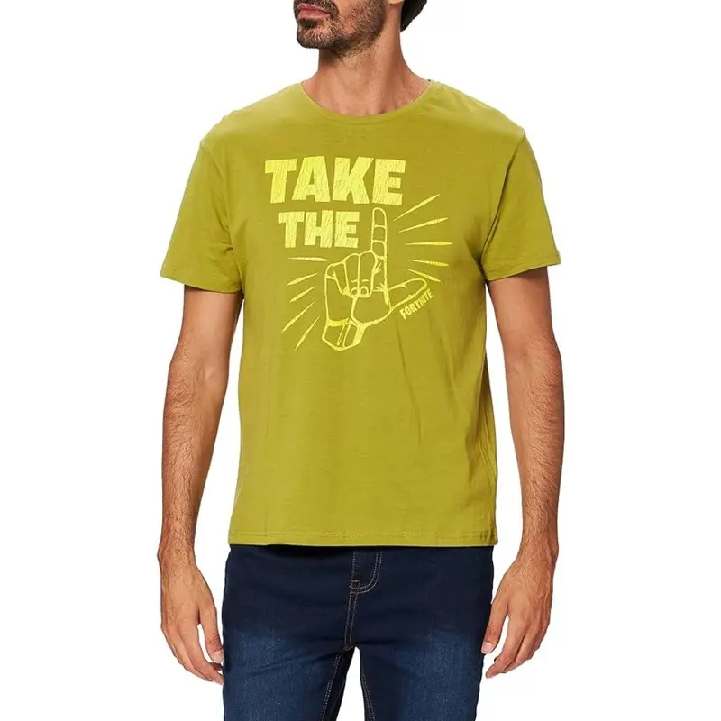 Fortnite T-shirt manica corta verde uomo ragazzo